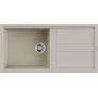 Elleci Best LKB48095 zlewozmywak granitowy 100x51 cm beżowy zdj.1