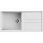 Elleci Best LKB48096 zlewozmywak granitowy 100x51 cm biały zdj.1