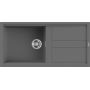 Elleci Best LKB48099 zlewozmywak granitowy 100x51 cm szary/grafitowy/onyx zdj.1