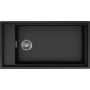 Elleci Dialogo LKD36086 zlewozmywak granitowy 86x46 cm czarny zdj.1