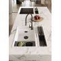 Elleci Dialogo LKD36096 zlewozmywak granitowy 86x46 cm biały zdj.3