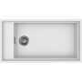 Elleci Dialogo LKD36096 zlewozmywak granitowy 86x46 cm biały zdj.1
