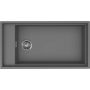 Elleci Dialogo LKD36099 zlewozmywak granitowy 86x46 cm szary/grafitowy/onyx zdj.1