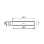 Elleci Dialogo LKDC8683 zlewozmywak granitowy 86x18 cm zdj.2