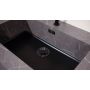 Elleci Essenza LKES7086 zlewozmywak granitowy 70.6x40.6 cm czarny zdj.4