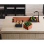 Elleci Mixology LKM59083FIXCI zlewozmywak granitowy 114x46 cm zdj.5