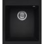 Elleci Quadra LKQ10086 zlewozmywak granitowy 50x41 cm czarny zdj.1