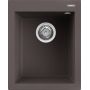 Elleci Quadra LKQ10087 zlewozmywak granitowy 50x41 cm brązowy zdj.1