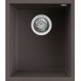 Elleci Quadra LKQ10087BSO zlewozmywak granitowy 44x38 cm brązowy zdj.1