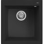 Elleci Quadra LKQ10286 zlewozmywak granitowy 50x47 cm czarny zdj.1