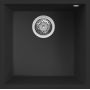 Elleci Quadra LKQ10286BSO zlewozmywak granitowy 44x44 cm czarny zdj.1