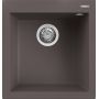 Elleci Quadra LKQ10287 zlewozmywak granitowy 50x47 cm brązowy zdj.1