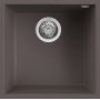 Elleci Quadra LKQ10287BSO zlewozmywak granitowy 44x44 cm brązowy zdj.1