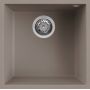 Elleci Quadra LKQ10289BSO zlewozmywak granitowy 44x44 cm brązowy zdj.1