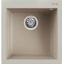 Elleci Quadra LKQ10295 zlewozmywak granitowy 50x47 cm beżowy zdj.1