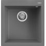 Elleci Quadra LKQ10299 zlewozmywak granitowy 50x47 cm szary/grafitowy/onyx zdj.1