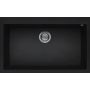 Elleci Quadra LKQ13086 zlewozmywak granitowy 79x50 cm czarny zdj.1