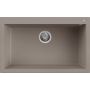 Elleci Quadra LKQ13089 zlewozmywak granitowy 79x50 cm brązowy zdj.1