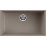 Elleci Quadra LKQ13089BSO zlewozmywak granitowy 76x44 cm brązowy zdj.1