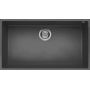 Elleci Quadra LKQ13099BSO zlewozmywak granitowy 76x44 cm szary/grafitowy/onyx zdj.1