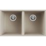 Elleci Quadra LKQ35095BSO zlewozmywak granitowy 76x43.5 cm beżowy zdj.1