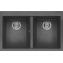 Elleci Quadra LKQ35099 zlewozmywak granitowy 79x50 cm szary/grafitowy/onyx zdj.1