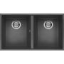 Elleci Quadra LKQ35099BSO zlewozmywak granitowy 76x43.5 cm szary/grafitowy/onyx zdj.1