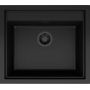 Elleci Sintesi LKS10586 zlewozmywak granitowy 57x50 cm czarny zdj.1