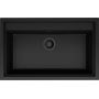 Elleci Sintesi LKS13086 zlewozmywak granitowy 79x50 cm czarny zdj.1