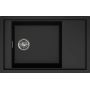 Elleci Sintesi LKS30586 zlewozmywak granitowy 78x50 cm czarny zdj.1