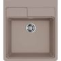 Elleci Spazio LKS60089XLP zlewozmywak granitowy 66.5x60 cm beżowy zdj.1