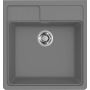Elleci Spazio LKS60099 zlewozmywak granitowy 63.5x60 cm szary/grafitowy/onyx zdj.1