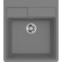 Elleci Spazio LKS60099XLP zlewozmywak granitowy 66.5x60 cm szary/grafitowy/onyx zdj.1