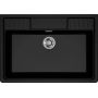 Elleci Spazio LKS90086 zlewozmywak granitowy 90x63.5 cm czarny zdj.1
