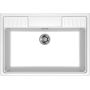 Elleci Spazio LKS90096 zlewozmywak granitowy 90x63.5 cm biały zdj.1
