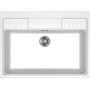 Elleci Spazio LKS90096XLP zlewozmywak granitowy 90x66.5 cm biały zdj.1