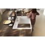 Elleci Spazio LKS90096XLP zlewozmywak granitowy 90x66.5 cm biały zdj.5
