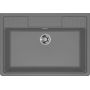 Elleci Spazio LKS90099 zlewozmywak granitowy 90x63.5 cm szary/grafitowy/onyx zdj.1