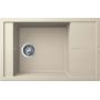 Elleci Unico LKU30595 zlewozmywak granitowy 78x50 cm beżowy zdj.1