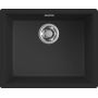 Elleci Zen LKZ10586 zlewozmywak granitowy 55.6x45.6 cm czarny zdj.1