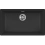 Elleci Zen LKZ13086 zlewozmywak granitowy 75.6x45.6 cm czarny zdj.1