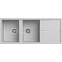 Elleci Unico LMU50079 zlewozmywak granitowy 116x50 cm szary/grafitowy/onyx zdj.1