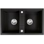 Ferro Mezzo II DRGM24878BA zlewozmywak granitowy 78x48 cm szary/grafitowy/onyx zdj.1