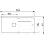 Franke Basis 1140676289 zlewozmywak granitowy 97x50 cm zdj.2