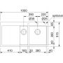 Franke Mythos 1140675936 zlewozmywak granitowy 100x51.5 cm zdj.2