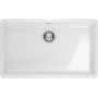 Franke KubusX 1260738294 zlewozmywak ceramiczny 70.5x40 cm biały zdj.1