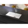 Franke KubusX 1260738294 zlewozmywak ceramiczny 70.5x40 cm biały zdj.4