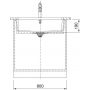 Franke KubusX 1260738294 zlewozmywak ceramiczny 70.5x40 cm biały zdj.3