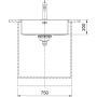 Franke Box 1270755501 zlewozmywak stalowy 69x45 cm stal zdj.3