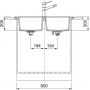 Franke Sirius 2.0 1430671692 zlewozmywak granitowy 86x50 cm beżowy zdj.3